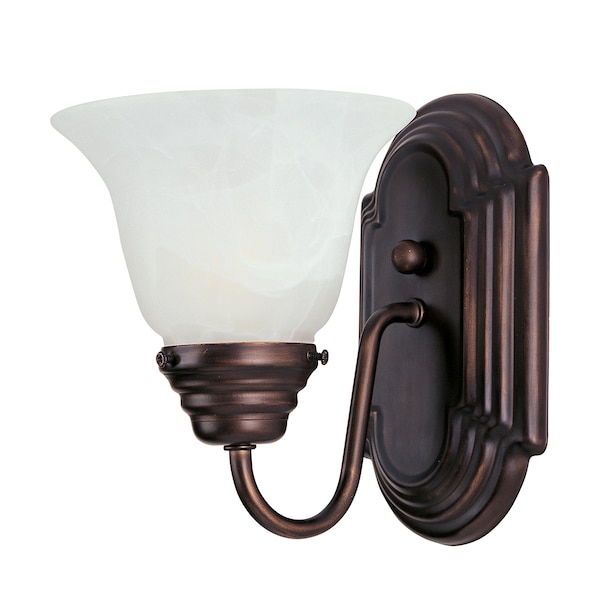 Maxim Lighting Essentials 1-Light 6" Wide Oil Rubbed Bronze Wall Sconce 8011MROI - main